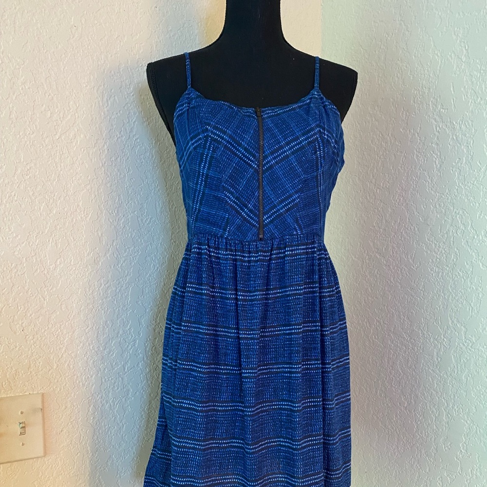 Urban Outfitters Blue Plaid Dress